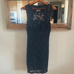 Black cocktail dress